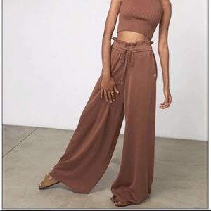 Cozy Cotton Silk Relaxed Pant - Humble Brown - Humble Brown